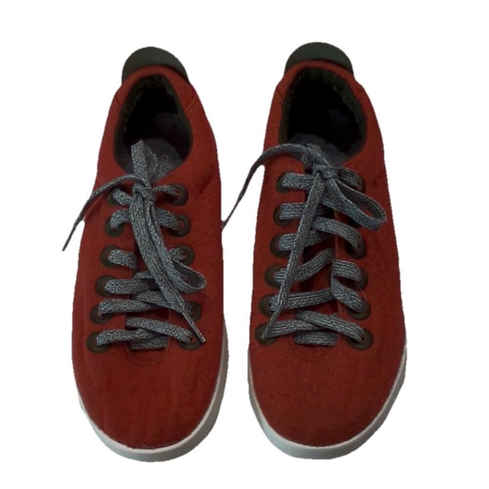 Allbirds Women’s Wool Pipers in Taos Sneakers US Sz 7 EU 38 Brick Pumpkin color